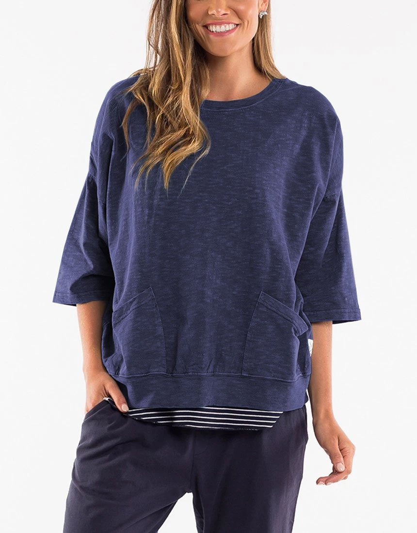 Mazie Sweat in Navy