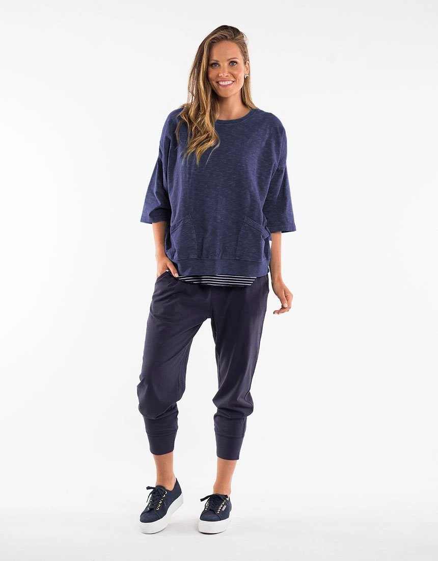 Mazie Sweat in Navy