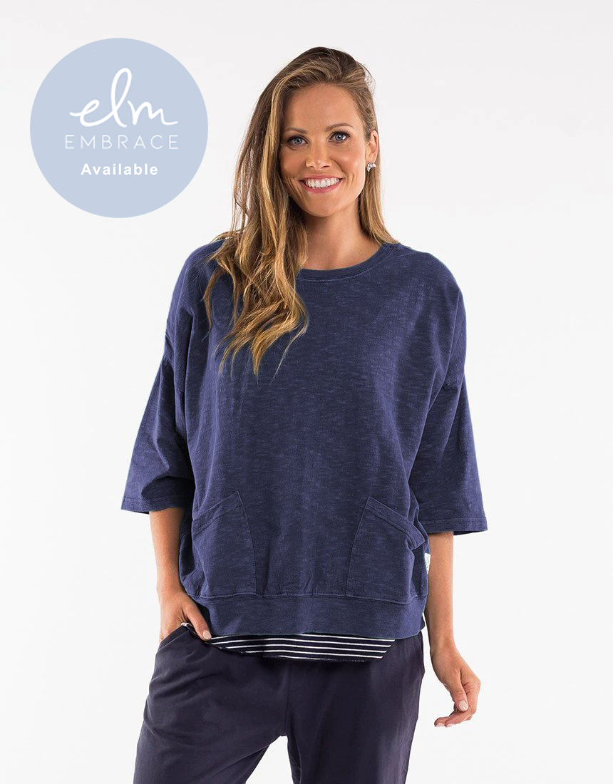 Mazie Sweat in Navy