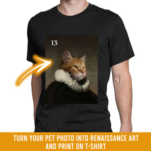 Renaissance historical M-13 male pet portrait