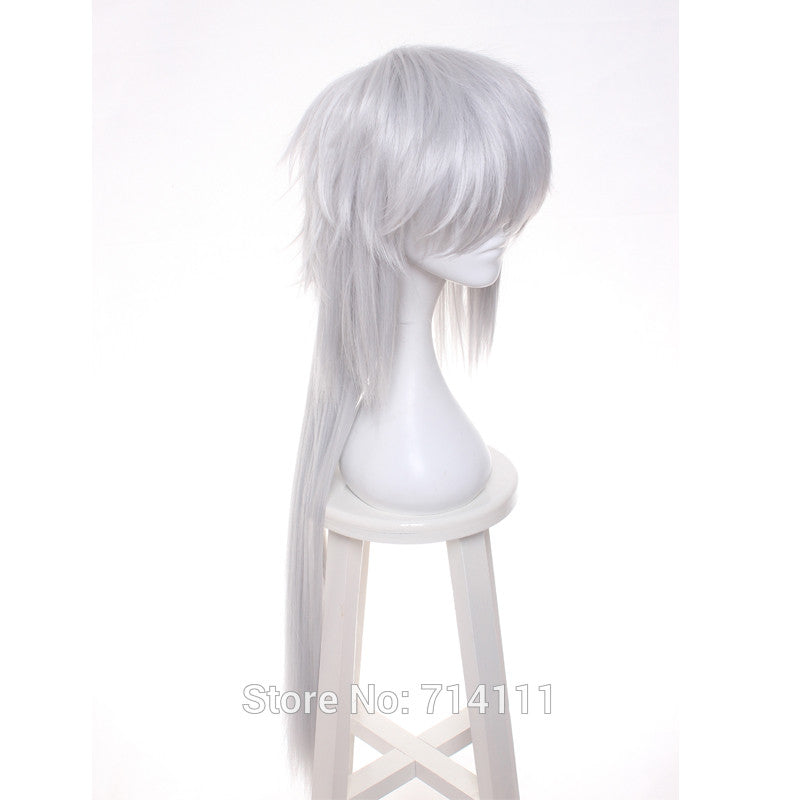 long white costume wig