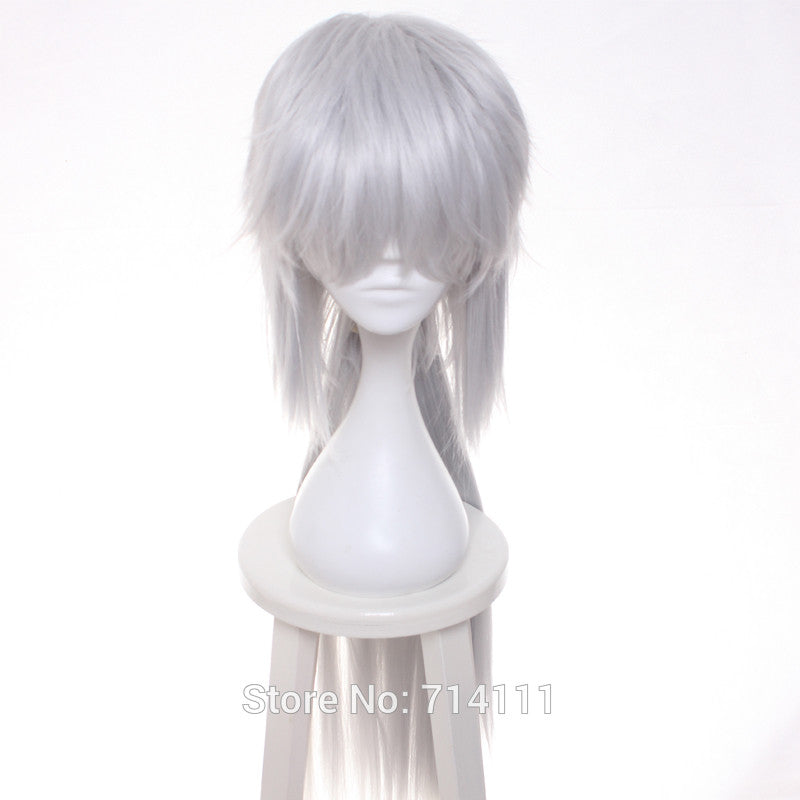 long white costume wig