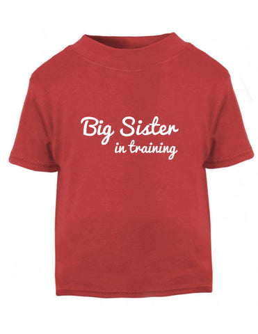 big sister in training t shirt