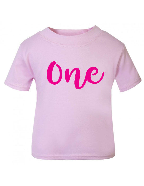 Birthday Age 1 One T-Shirt – CheekyBabyTees Ltd