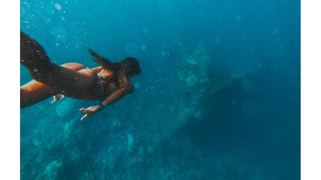 Freediving in Coron Philippines
