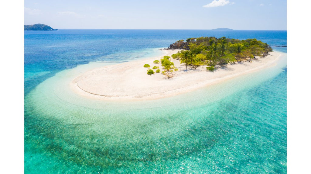 Eiland springt naar binnen Coron Palawan