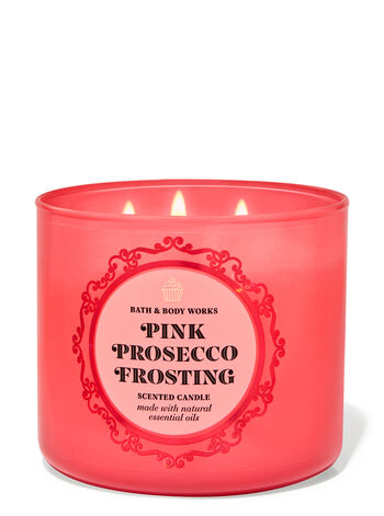 bath and body works candle pink