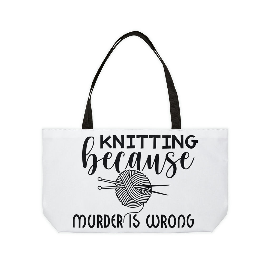 Little Miss Yarnaholic Crochet and Knitting Tote Bag – Keen Bee Studio