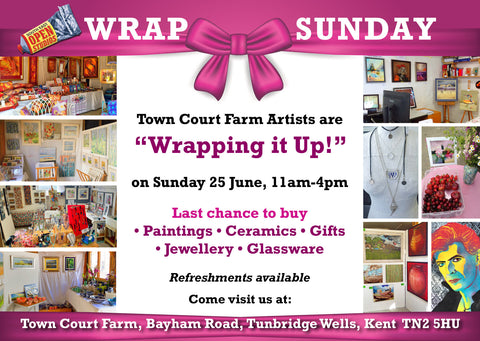Wrap Party - Town Court Farm Tunbridge Wells - South East Open Studios