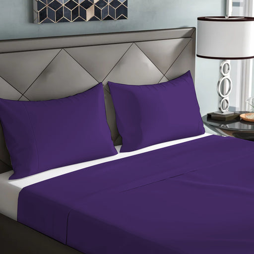 King size shop bed purple