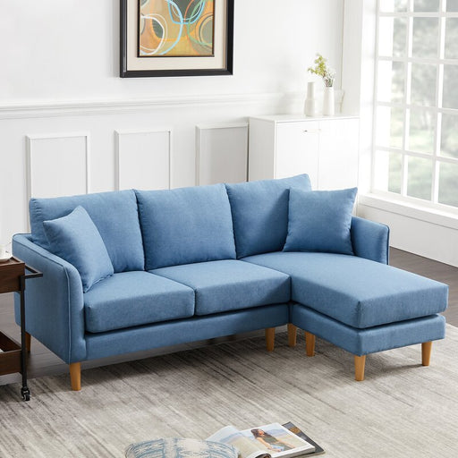 Tarclair Wide Reversible Sofa & Chaise with Ottoman - Cotton Home