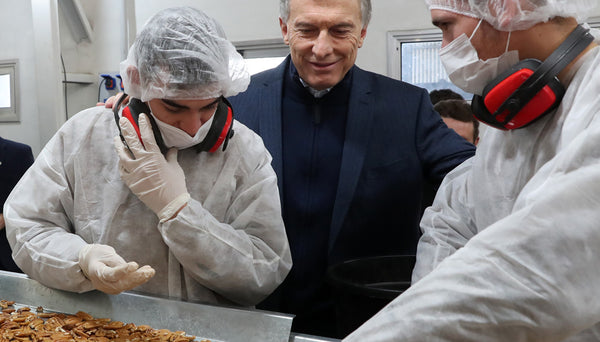 Visita del Presidente Macri a BURMAC S.A. - Vivero ANJU