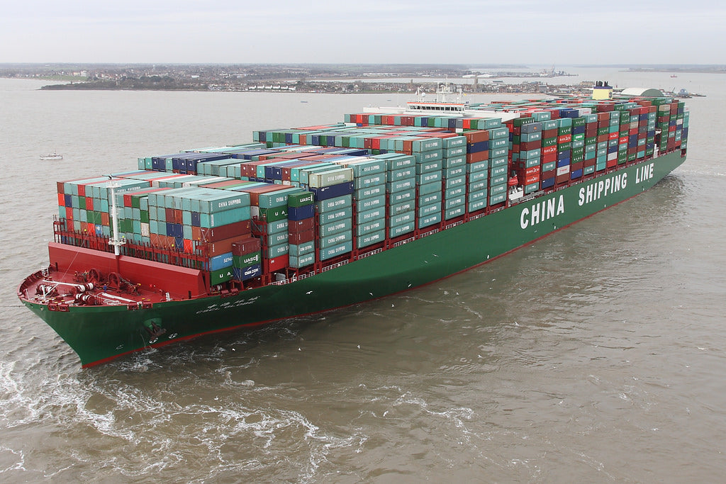 CSCL Globe, el barco de contenedores más grande del mundo.