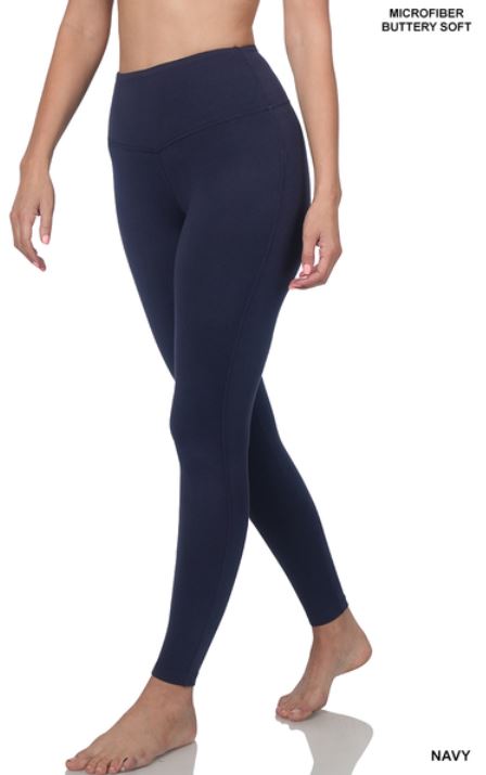 Black Buttery Soft Leggings With Side Pockets – Hometown Honey Boutique