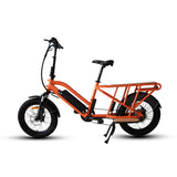 EUNORAU G30 Cargo Electric Cargo Bike Orange left
