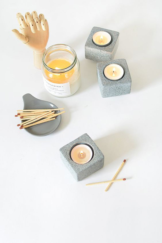 DIY Granite Tea Lights