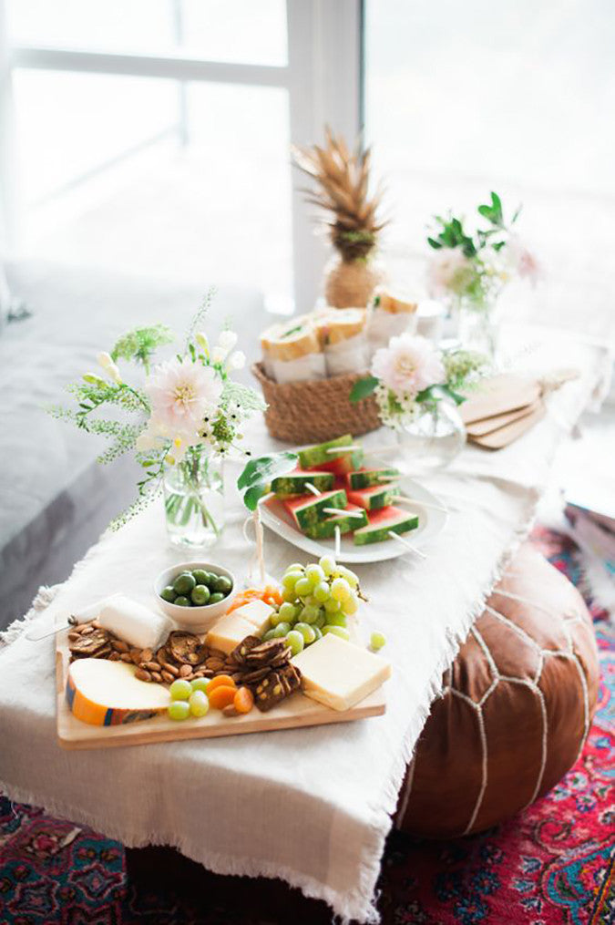 Coffee Table Food Styling - Image via Style Me Pretty
