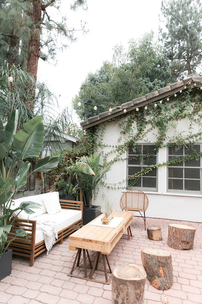 Simple Modern Outdoor Patio - Image via West Elm