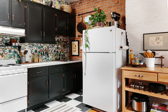 Small Rental Kitchen Organization