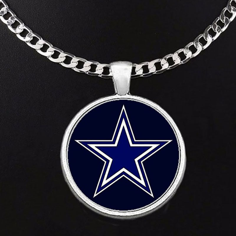 Dallas Cowboys Gift 925 Silver 20 Link Chain Necklace And Photo Locket D16