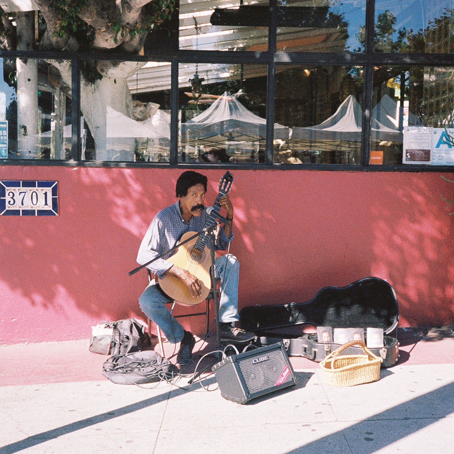 Silverlake Market farmers market musician 