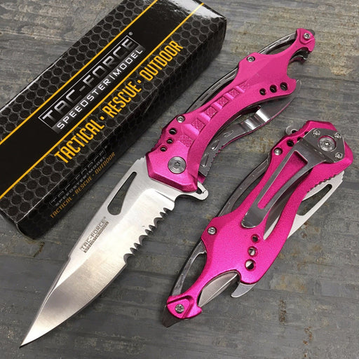  CENTAWAVE Tac-Force Folding Knife PURPLE DRAGON