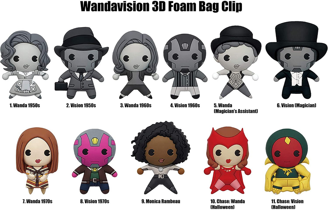 wandavision mystery keychain