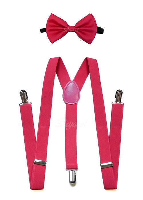 Royal Blue and Pink Suspenders