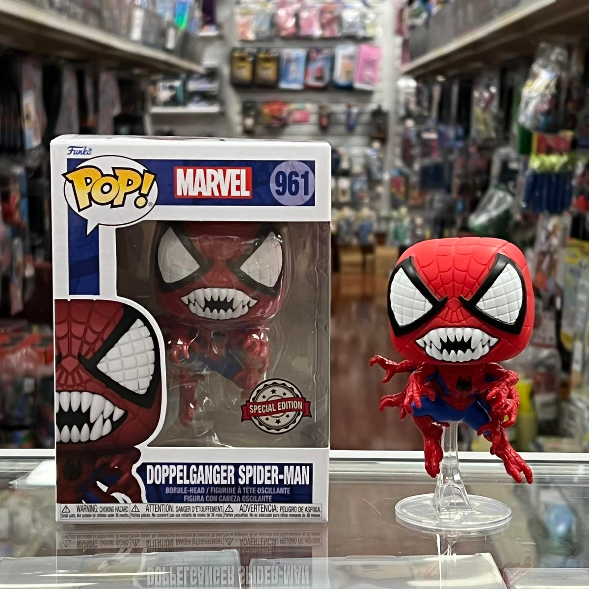 Funko Pop! Marvel DOPPELGANGER Spider-man Vinyl Figure #961 — Beyond  Collectibles