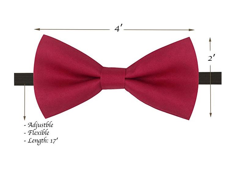 fuschia bow tie