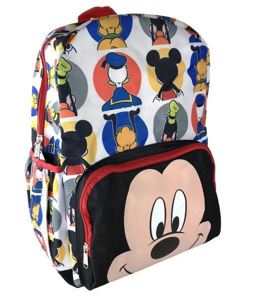 Disney Minnie Mouse 16 Backpack 4pc Set with Lunch Kit, Key Chain & carabiner.