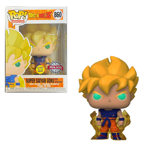 Funko Pop Dbz Dragon Ball Z Super Saiyan Goku First Appearance Glow Sp Beyond Collectibles