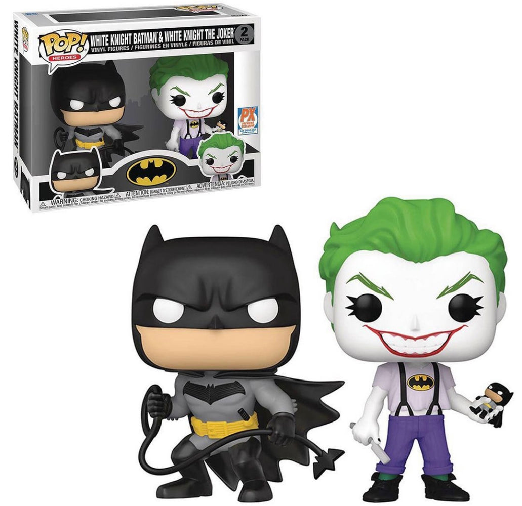 Funko POP! White Knight Batman and White Knight The Joker (Exclusive) —  Beyond Collectibles