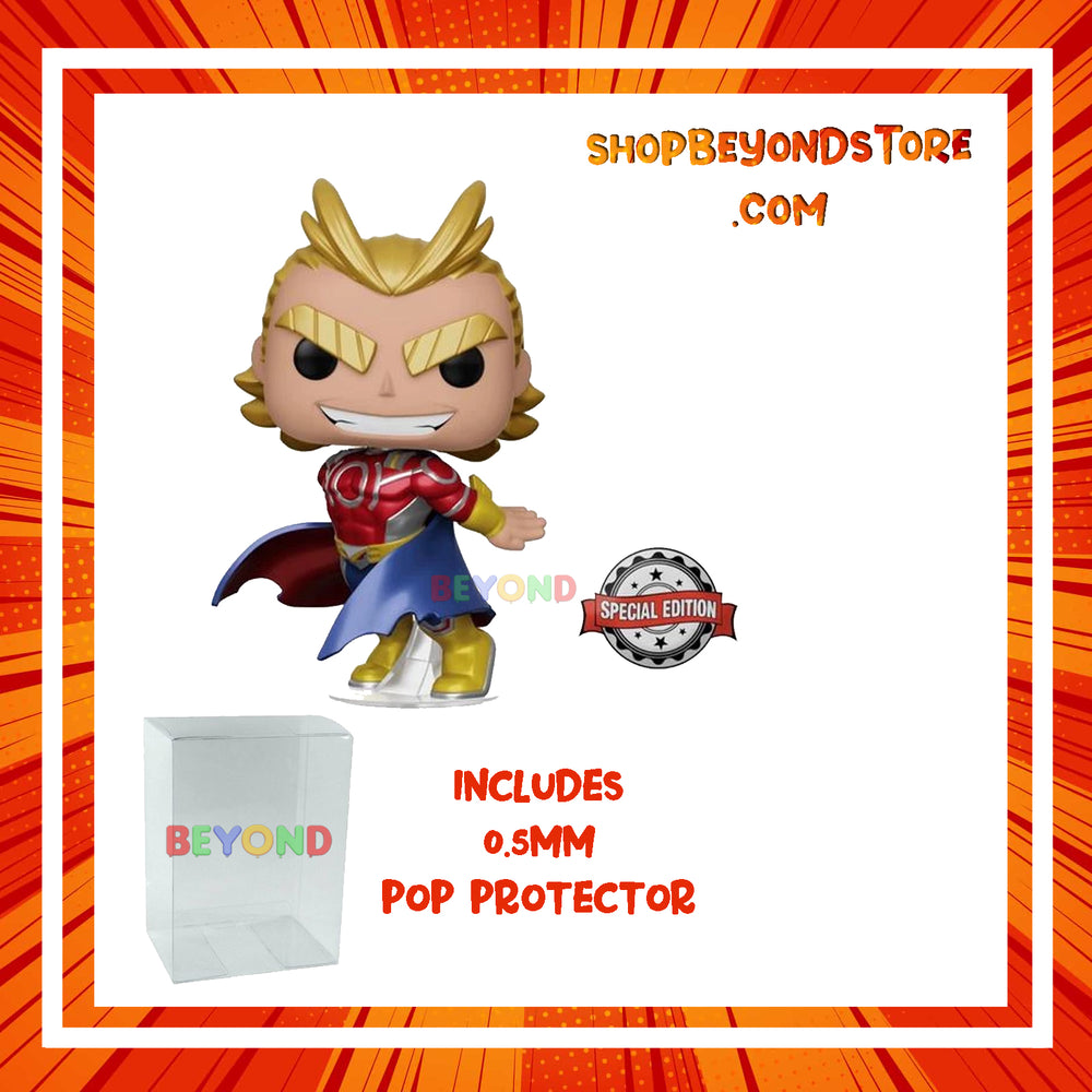 silver all might funko pop