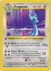 Dragonair 1st Edition Base Set Pokemon