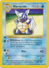 Wartortle 1st Edition Base Set Pokemon