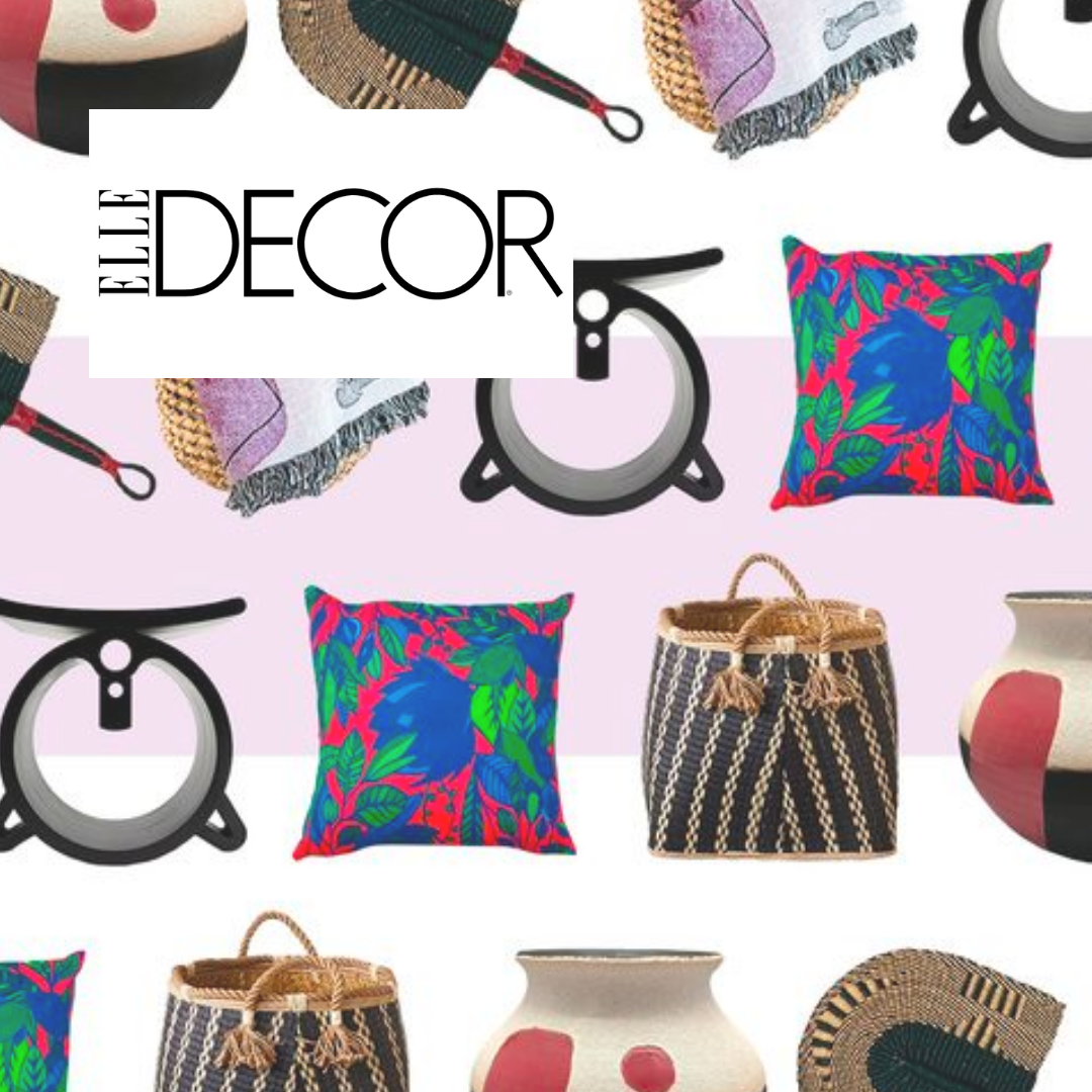Elle Decor, Rochelle Porter Design, Pattern, Home Decor, pillow Case, Pillow cover, Table runner, Tea towel