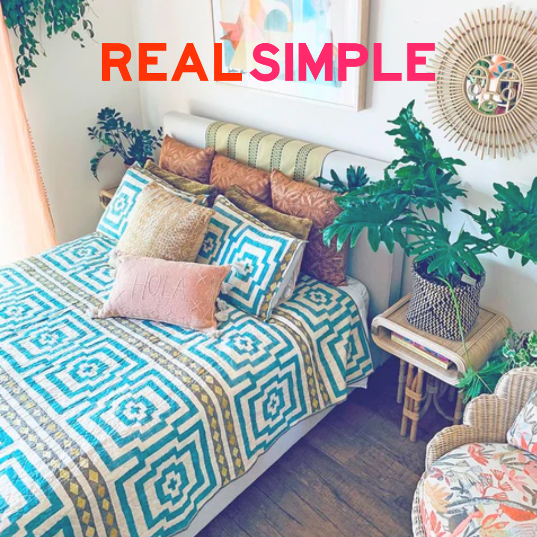 Real Simple, Rochelle Porter Design, Pattern, Pattern, Home Decor, pillow Case, Pillow cover, Table runner, Tea towel