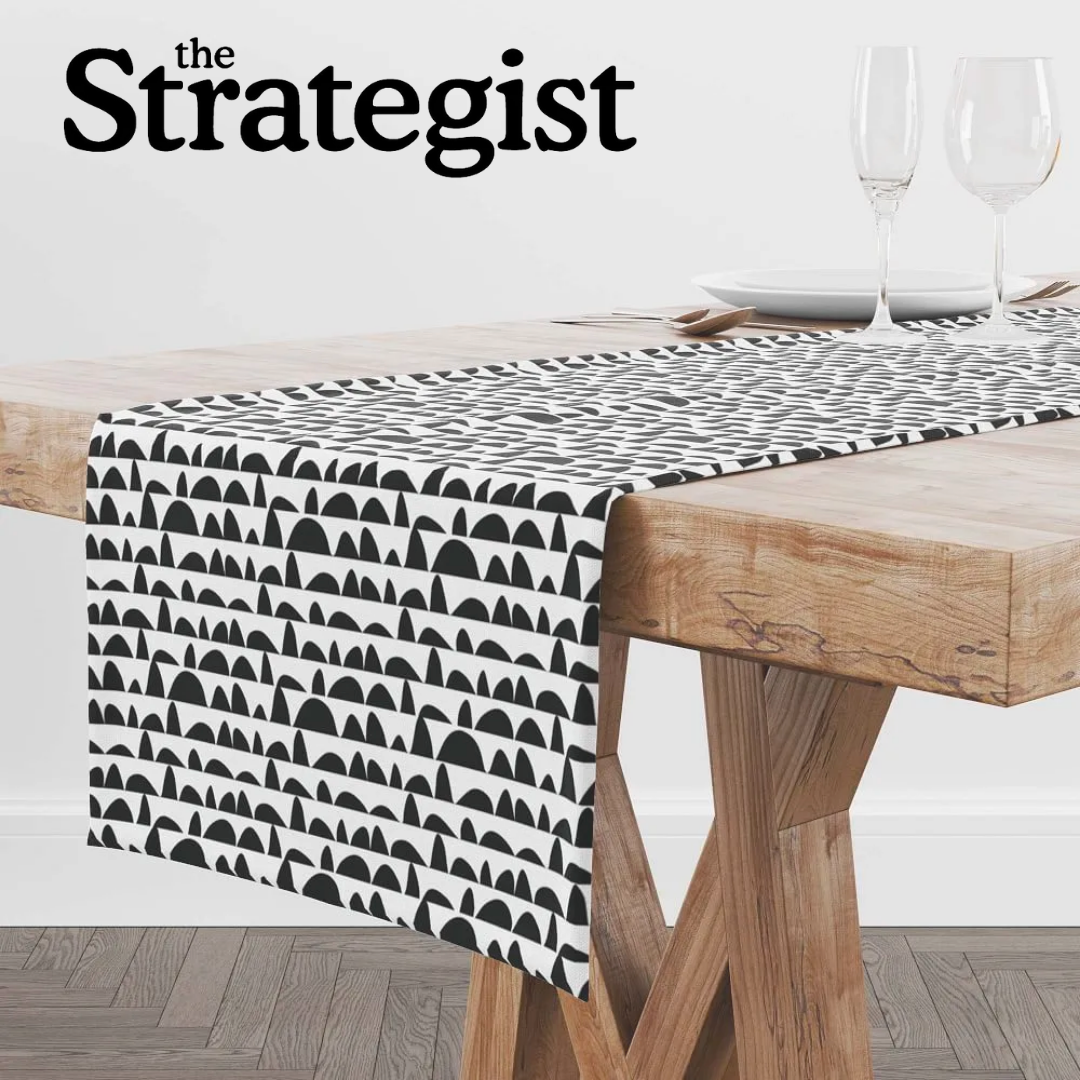 The Strategist, Rochelle Porter Design, Table, Table Runner, Home Decor, Pattern