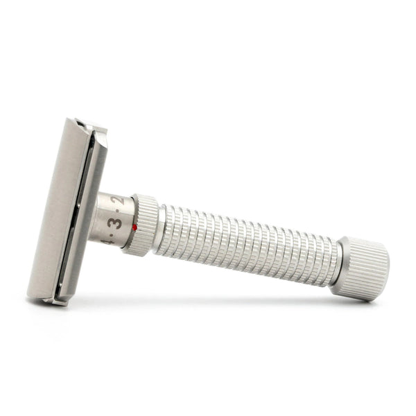 REX SUPPLY CO. AMBASSADOR ADJUSTABLE STAINLESS STEEL SAFETY RAZOR