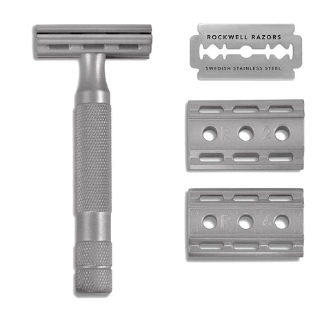 Three-piece safety razor design