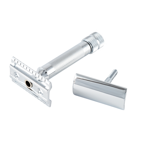 Two-piece safety razor design