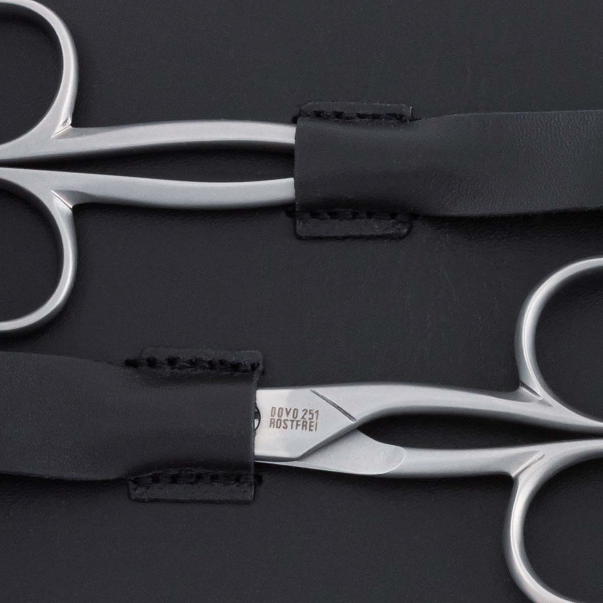 Dovo Manicure Set R Sat with 3 Scissors - Khaki - Grown Man Shave