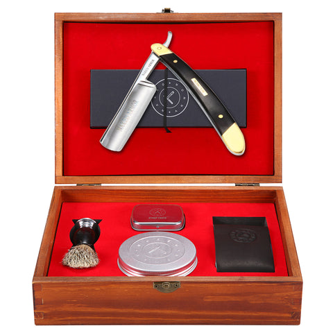 Naked Armor Solomon 7 Piece Straight Razor Kit