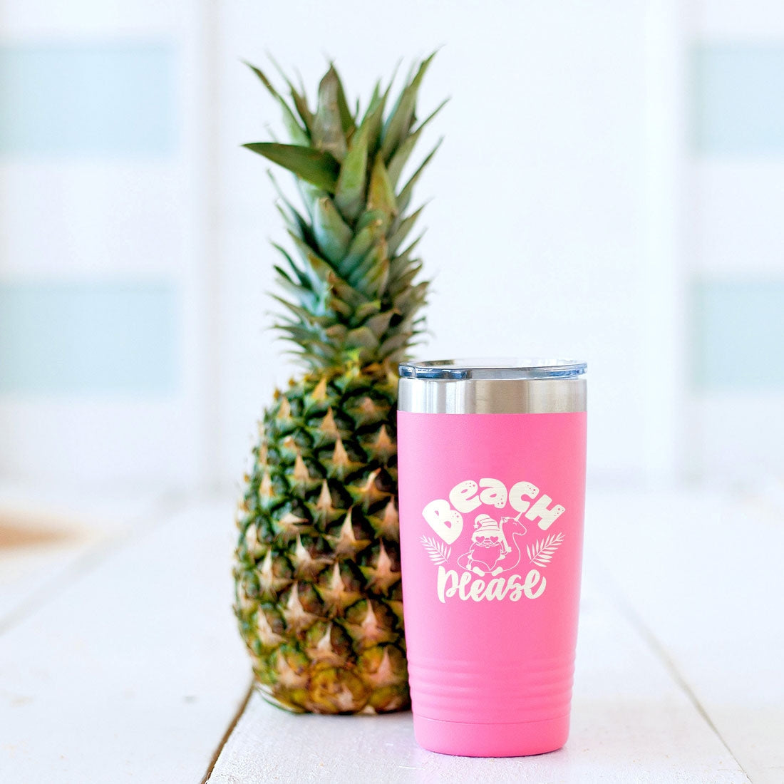 Gnome Hoppy Easter Teal 20oz Insulated Tumbler