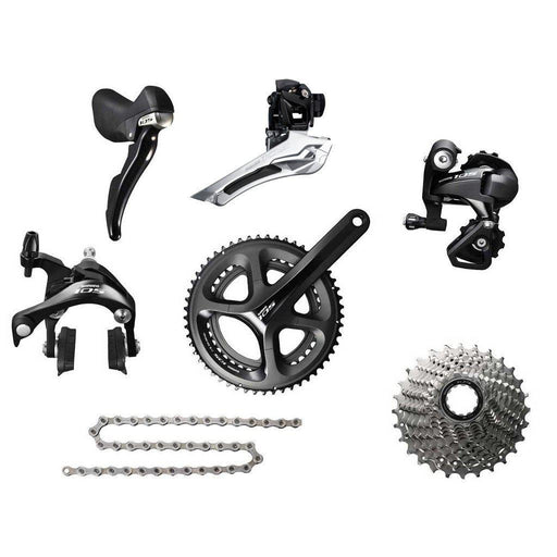 shimano 105 groupset silver