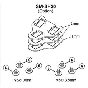 shimano mtb cleat spacers