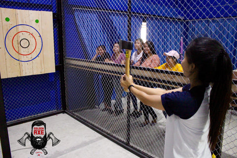 Fun things to do in Bangkok thailand, Axe throwing in bangkok, How to throw an axe NATF 