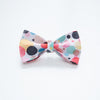 Image of Colorful Bubble Design Collar Bowtie Set