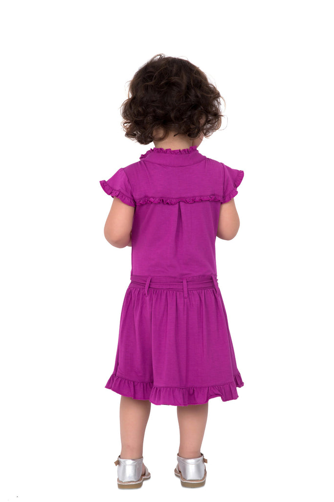 girls fuschia dress